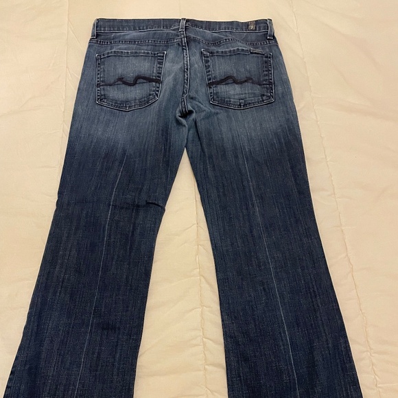 7 For All Mankind "High Waist Bootcut" (mid rise) Size 31 Great Condition! - Picture 8 of 10